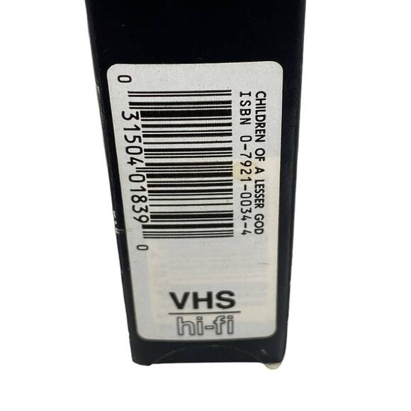 Children Of A Lesser God VHS 1986 - Picture 5 of 8